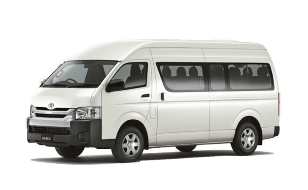 Toyota Hiace highroof manual 2026 with black bumper