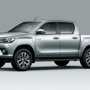 Toyota Hilux shell spec black and white color 2025